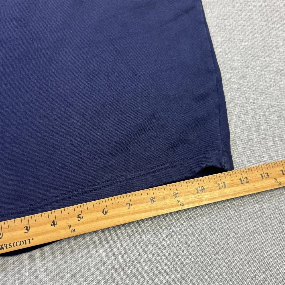 Lacoste Sport‎ Fleece Shorts Mens 2XL Blue Athletic Drawstring Pockets 7 Inseam